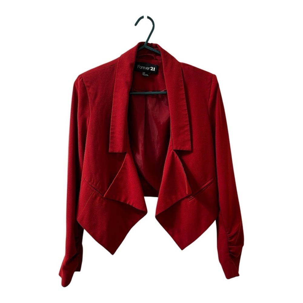 Forever 21 Bold Red Blazer